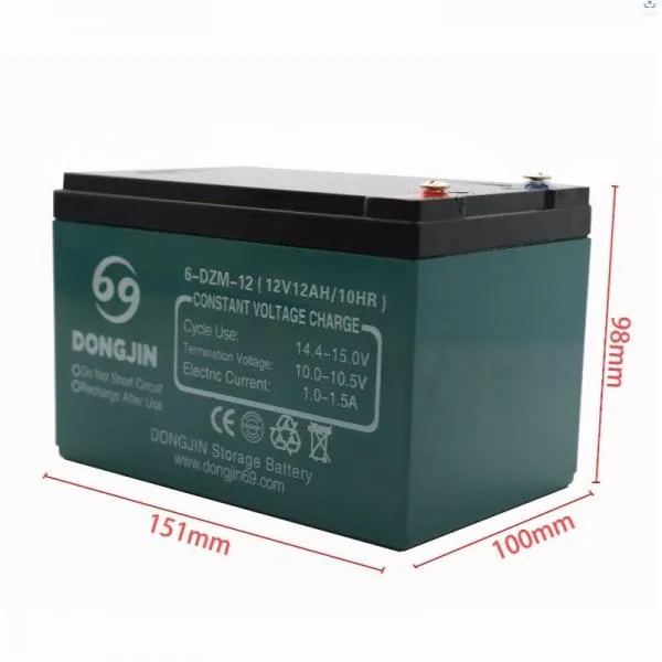 Batterie 6-DZM-12 12V12Ah de quad et moto électrique