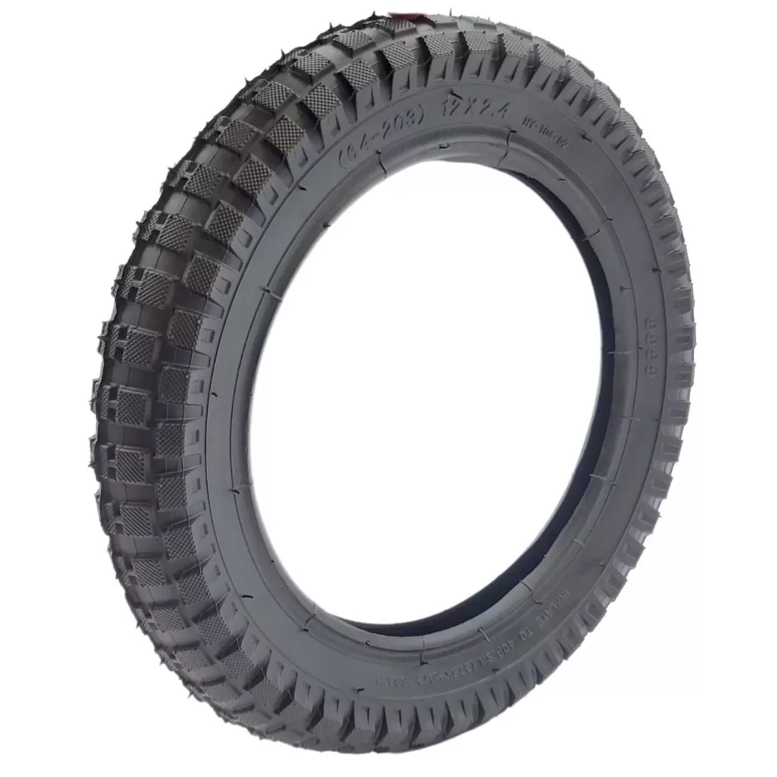 PNEU AVANT / ARRIERE DE DRAISIENNE ELECTRIQUE 12 POUCES ( 12 X 2.4 )