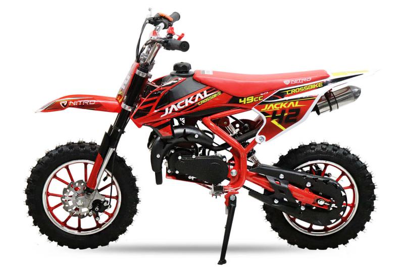 SUPER PROMO!!! JACKALL 49cc Moto cross enfant + Bridage BLEU