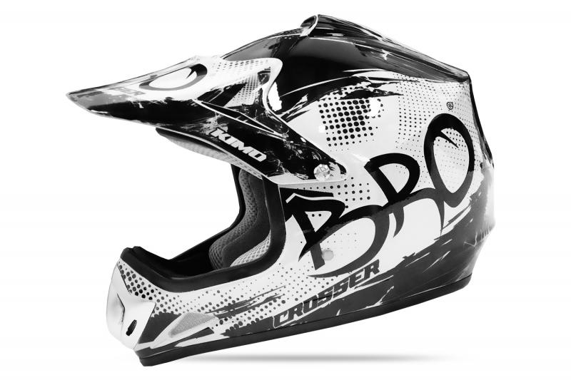 Casque Cross enfant KIMO - NOIR pour Moto et Quad